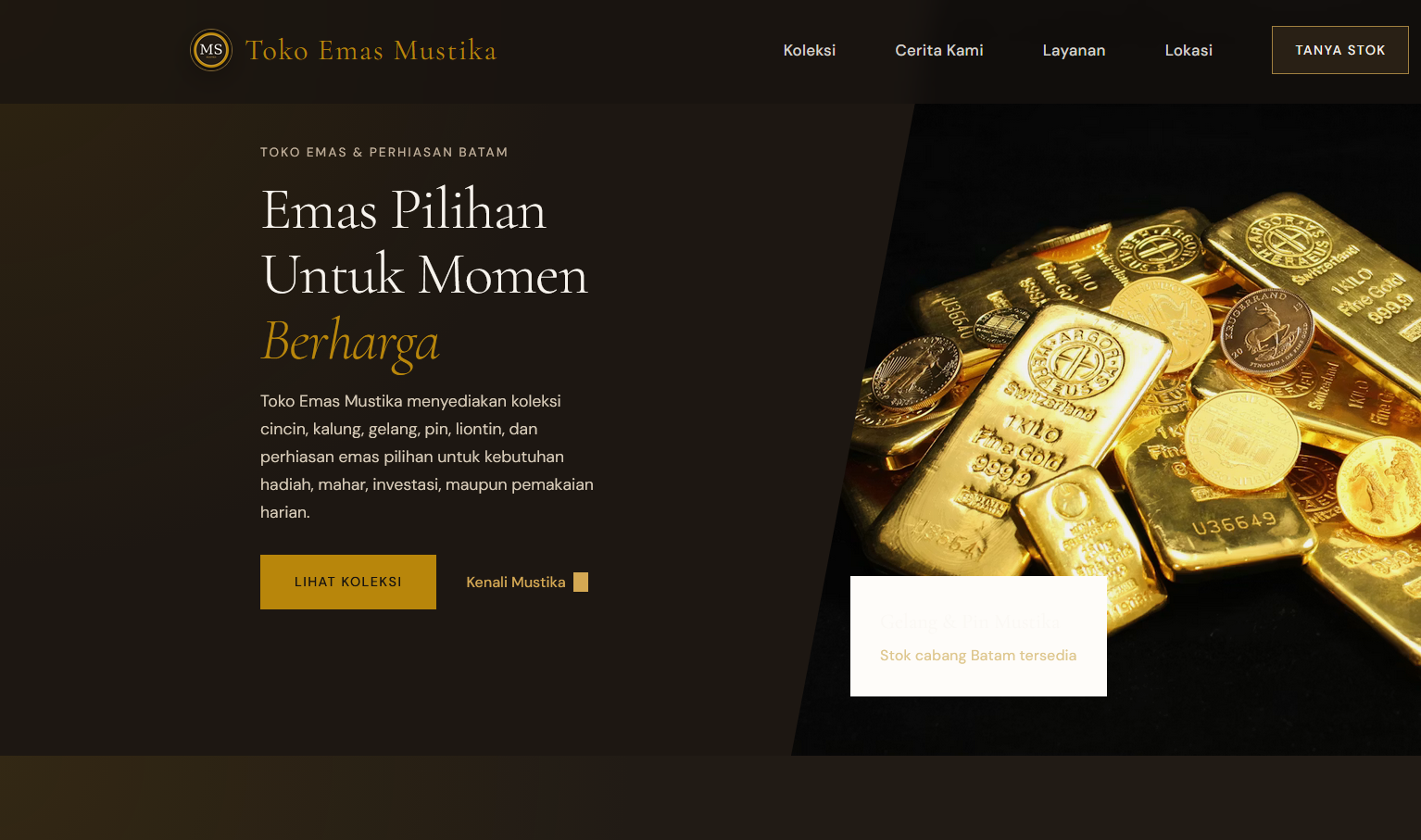 Toko Emas Mustika