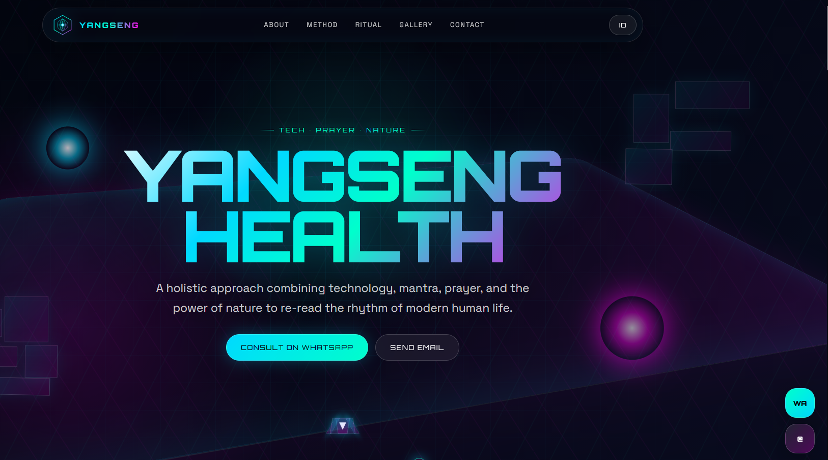 YANGSENG HEALTH | Technology, Prayer & Nature Harmony