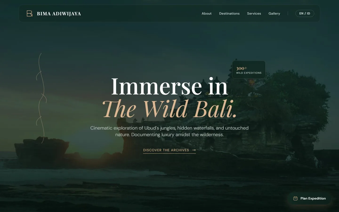 Bima Adiwijaya | Bali Jungle Explorer Photographer